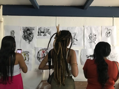 Em Belém, Fundação Curro Velho recebe visita de indígenas das etnias Juruna e Arara