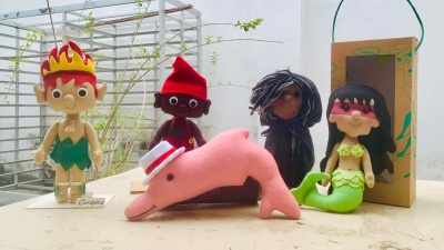 Personagens folclóricos são tema de oficina artesanal da Fundação Cultural do Pará 
