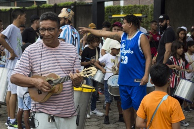 Bateria das Crias do Curro Velho abre Carnaval do Centro Cultural Banco da Amazônia