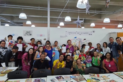 Jovens atendidos pela Usina da Paz Jurunas/Condor participam de imersão cultural na Biblioteca Arthur Vianna